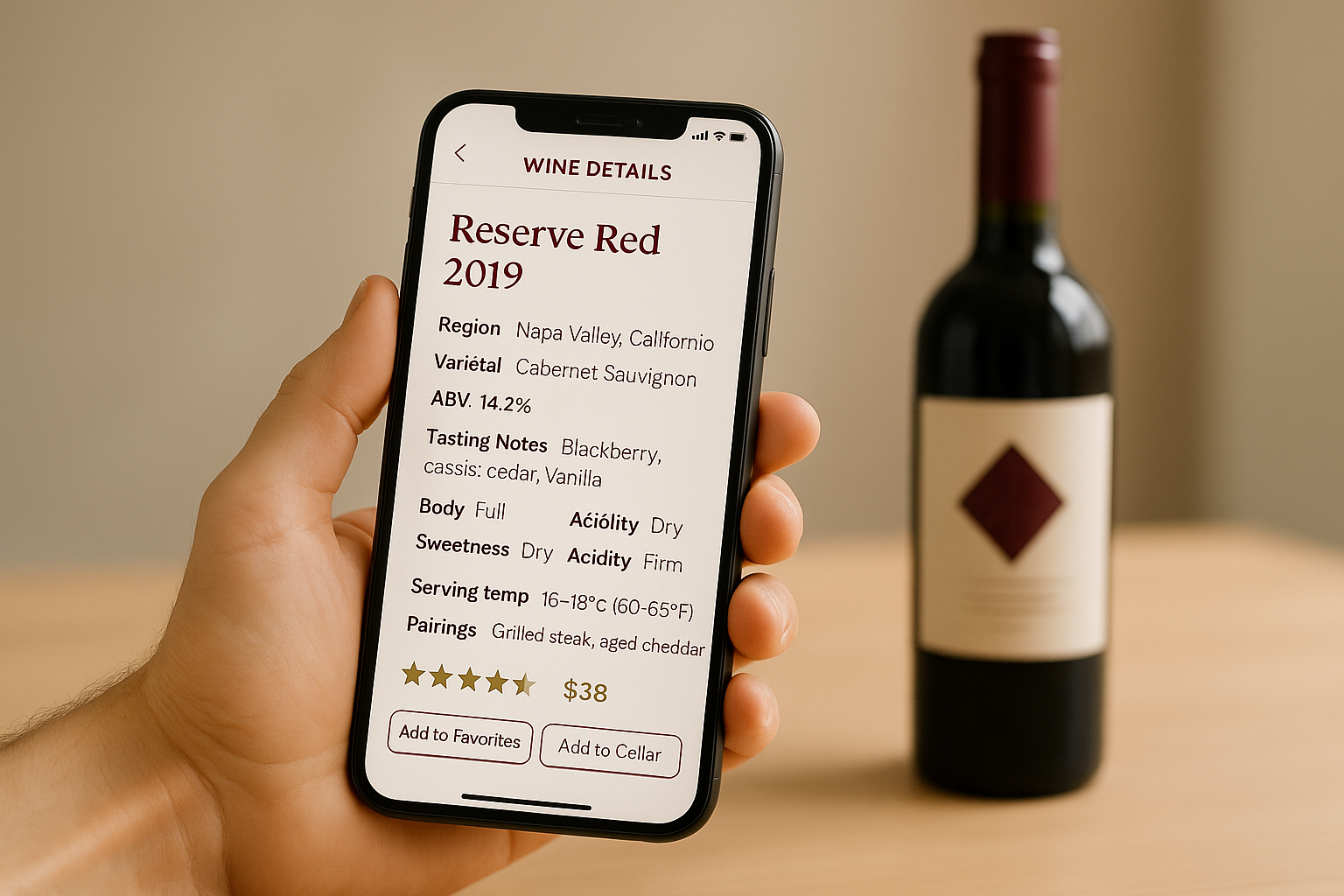 Get wine information